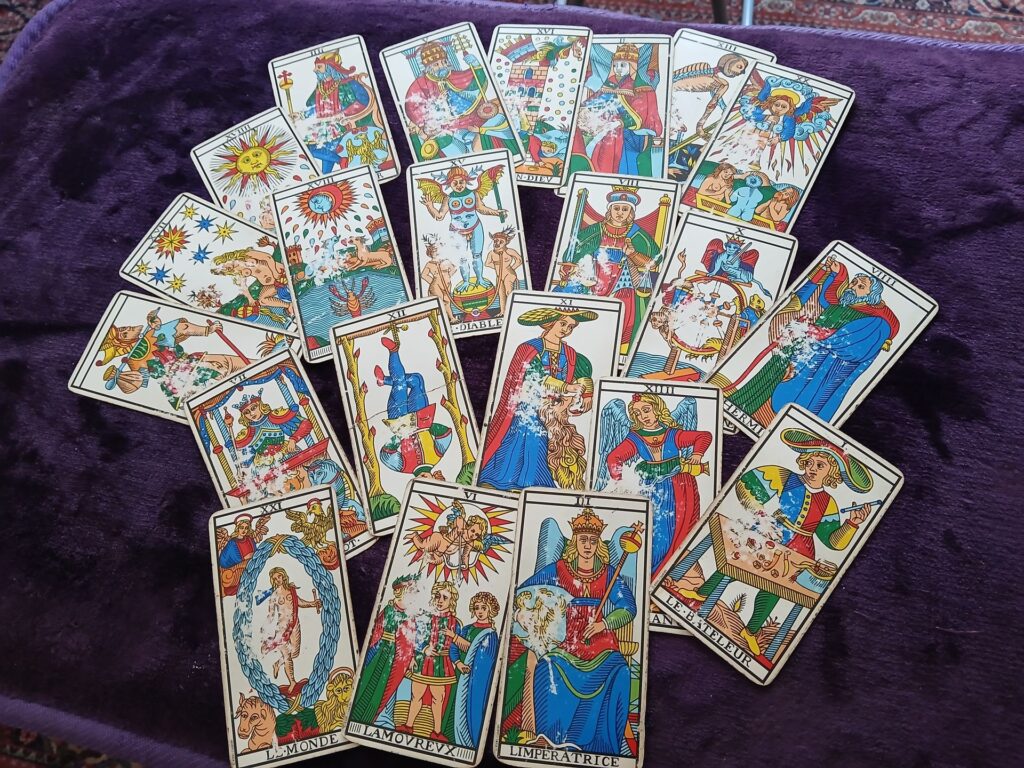 Photo du Tarot de Marseille de Mme Line